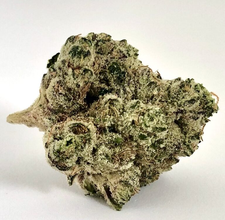 cake & chem bud on white background