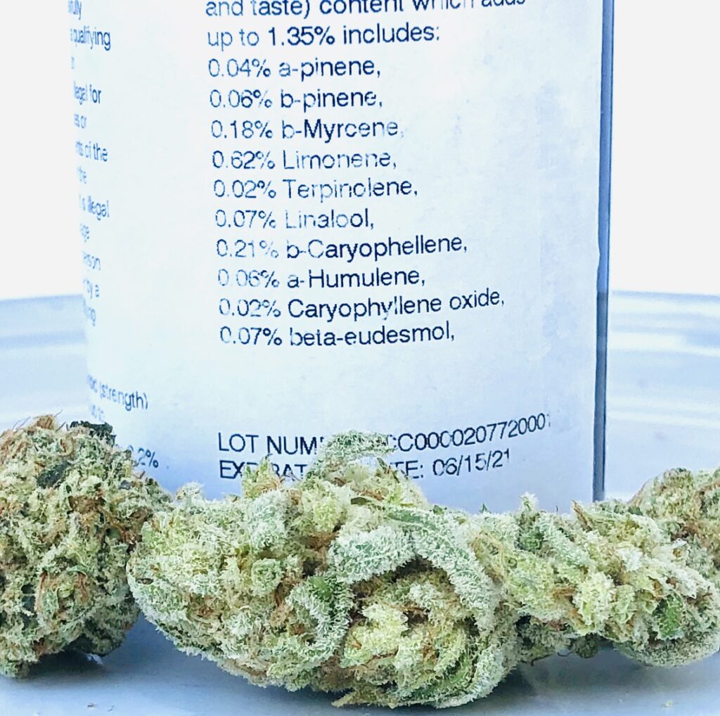 terpene label for tally mon batch two