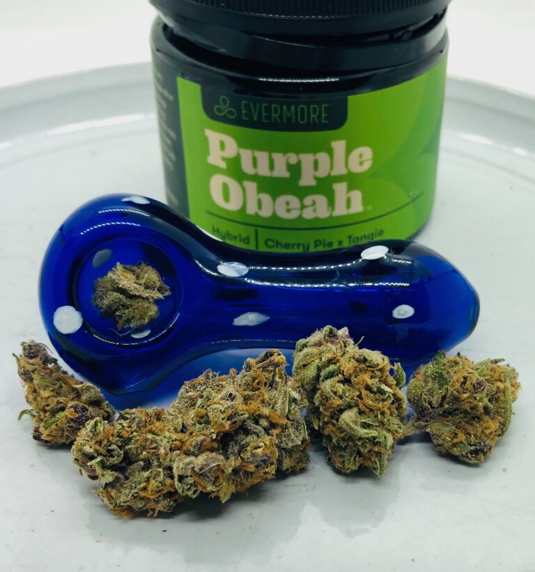 cobalt pipe with purple obeah