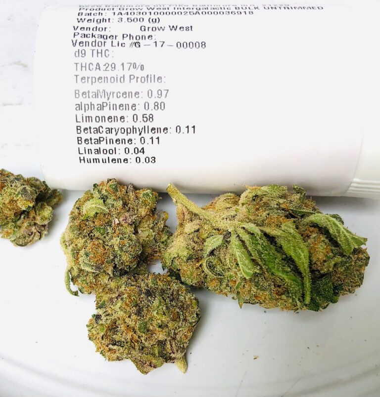 intergalactic's terpene profile
