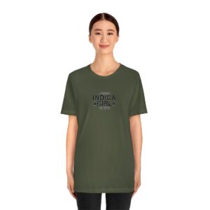 Indica Girl T …Are you, or is someone you love an Indica Girl? …Show Yer Love with this Unisex Jersey Short Sleeve Tee
